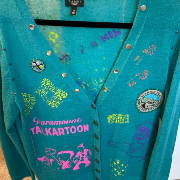 Women's Vintage Talbots Cardigan Size 1X - Picture 2 of 7